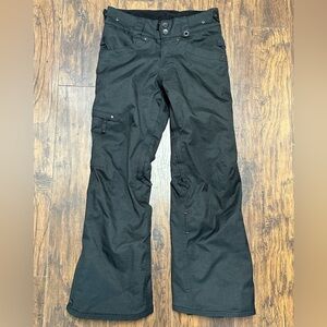 686 Womens Snowboard Ski Pants XS Black Infidry 10K Insulated Thermal 6